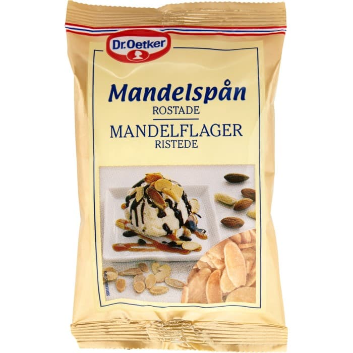 Dr. Oetker Rostade Mandelspån 50g från Dr. Oetker – köp hos Delitea