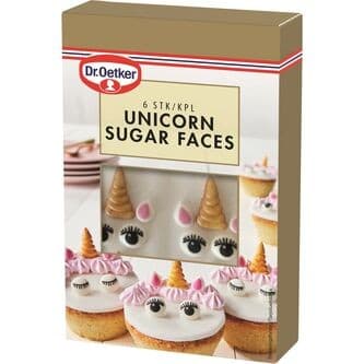 Dr. Oetker Unicorn Sugar Faces 10g