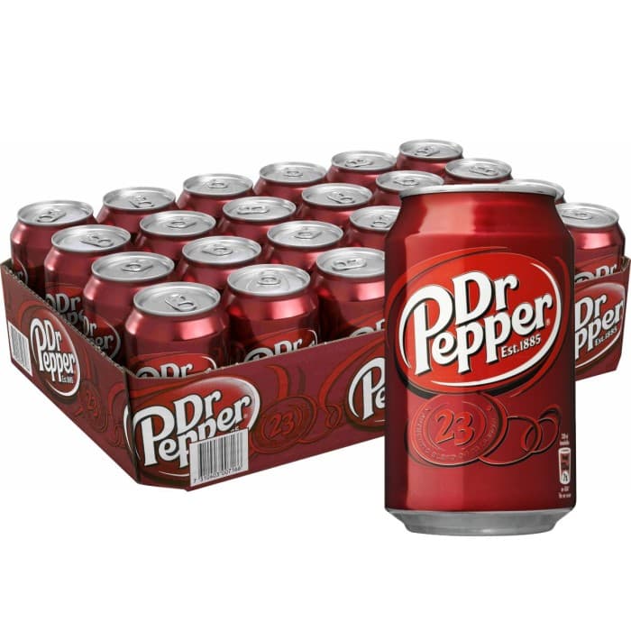 Dr Pepper Burk 24x33cl från Dr Pepper – köp hos Delitea