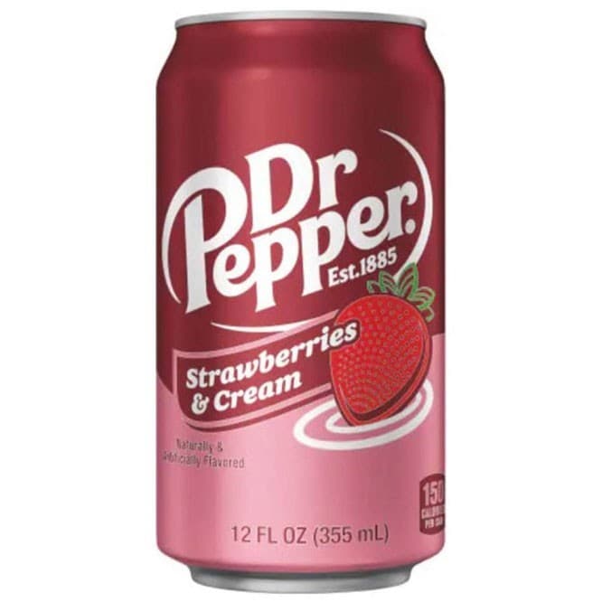 Dr Pepper Strawberries & Cream 355ml från Dr Pepper – köp hos Delitea