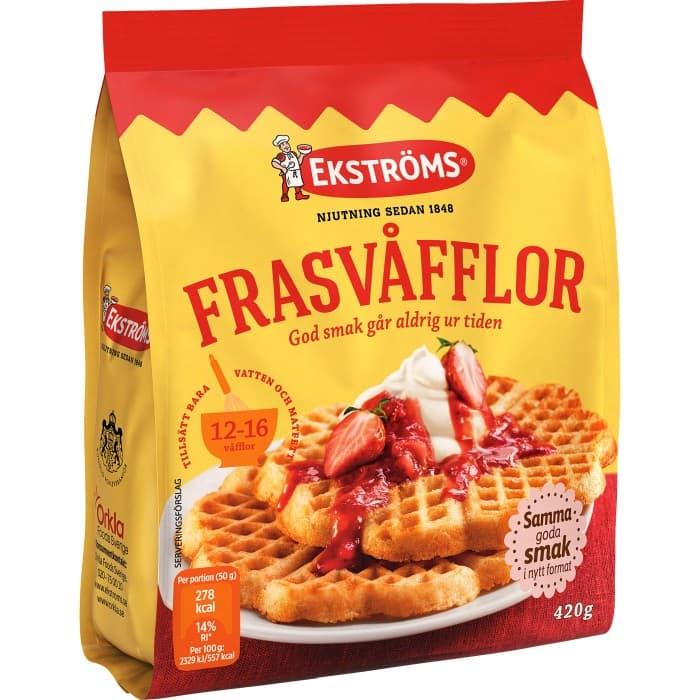 Ekströms Frasvåfflor Mix 420g – från Ekströms – 25 kr – hos Delitea