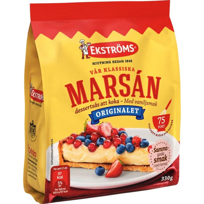 Ekströms Marsán Dessertsås med Vaniljsmak 75-portioner