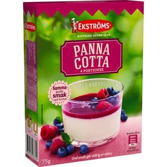 Ekströms Pannacotta Bärsås 75g