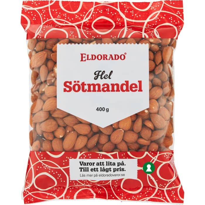 Eldorado Sötmandel Hel 400g – från Eldorado – 51 kr – hos Delitea
