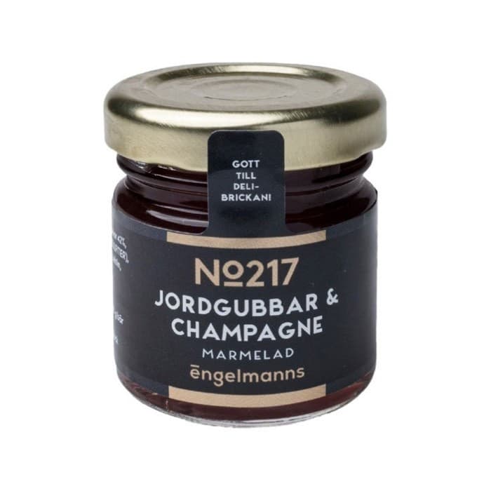 Engelmanns Marmelad Jordgubbar & Champagne Mini 42g – från Engelmanns – 35 kr – hos Delitea