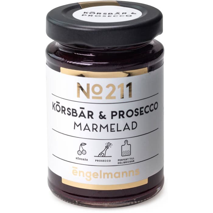 Engelmanns Körsbär & Prosecco Marmelad 120g