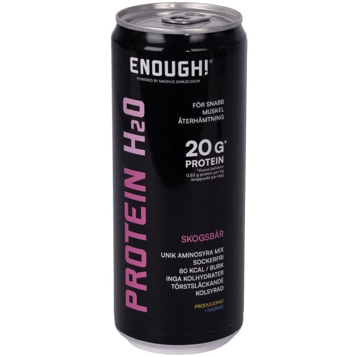 Enough Proteinvatten Skogsbär 330ml