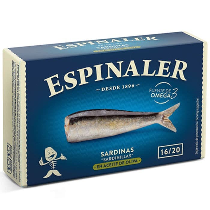 Espinaler Sardiner ""Sardinillas"" i Olivolja 16/20 115g