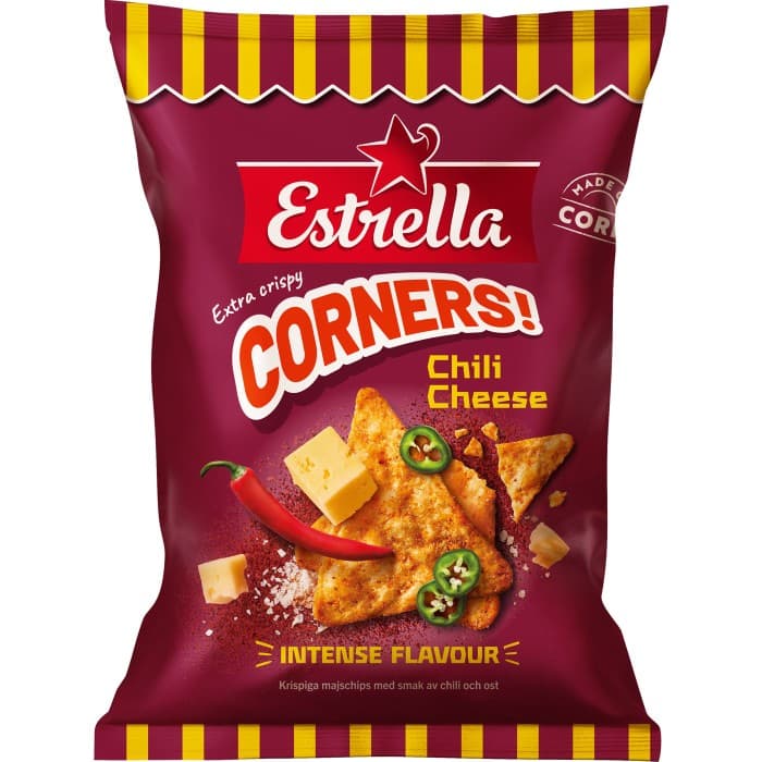 Estrella Corners Chili Cheese 160g