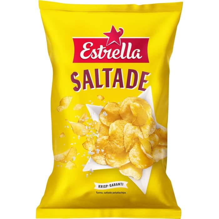 Estrella Saltade Potatischips 275g