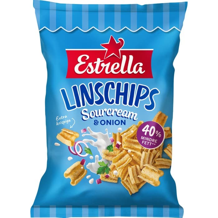 Estrella Linschips Sourcream & Onion 90g