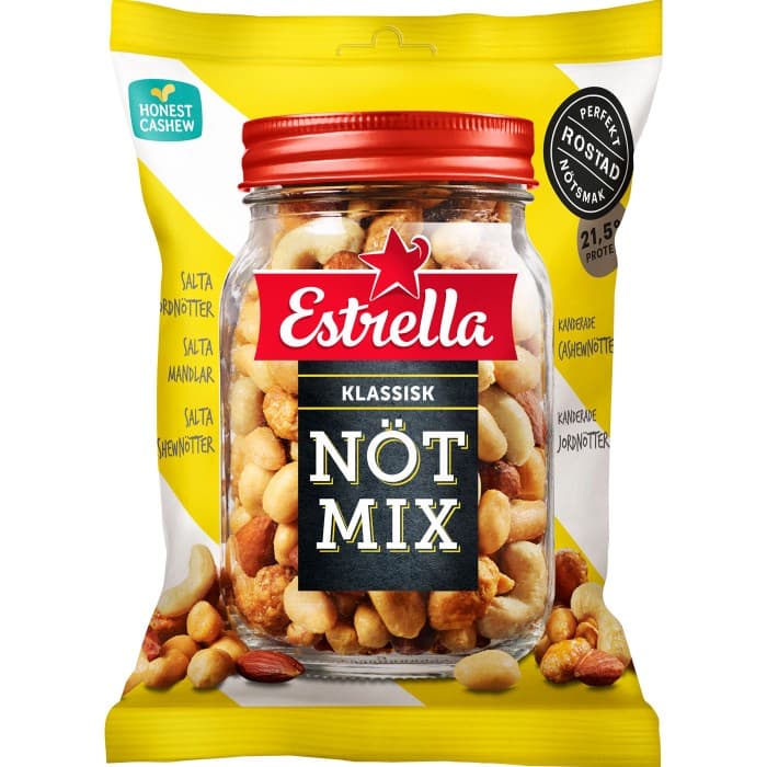 Estrella Nötmix Klassisk 200g – från Estrella – 35 kr – hos Delitea