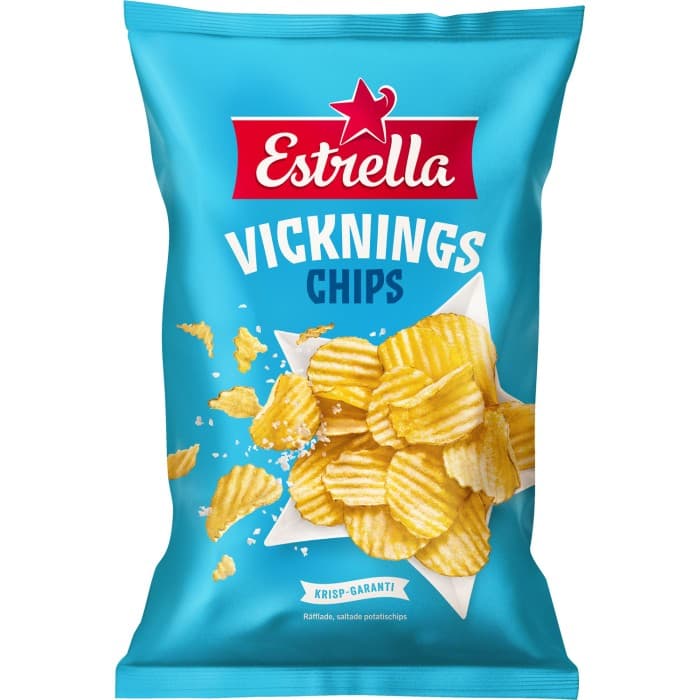 Estrella Vickningschips 275g
