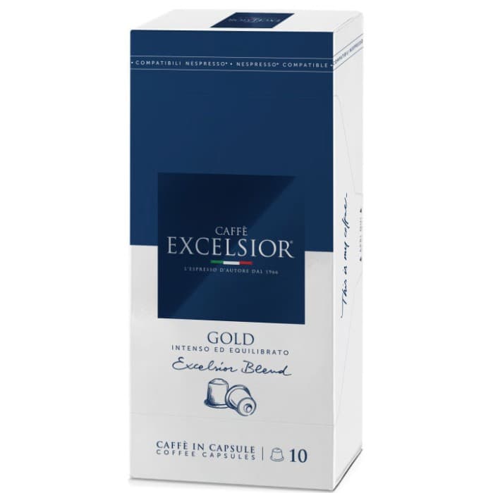 Excelsior Espresso Kaffekapslar Gold 10-pack