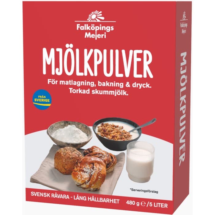 Falköpings Mejeri Mjölkpulver 480g – från Falköpings Mejeri – 85 kr – hos Delitea