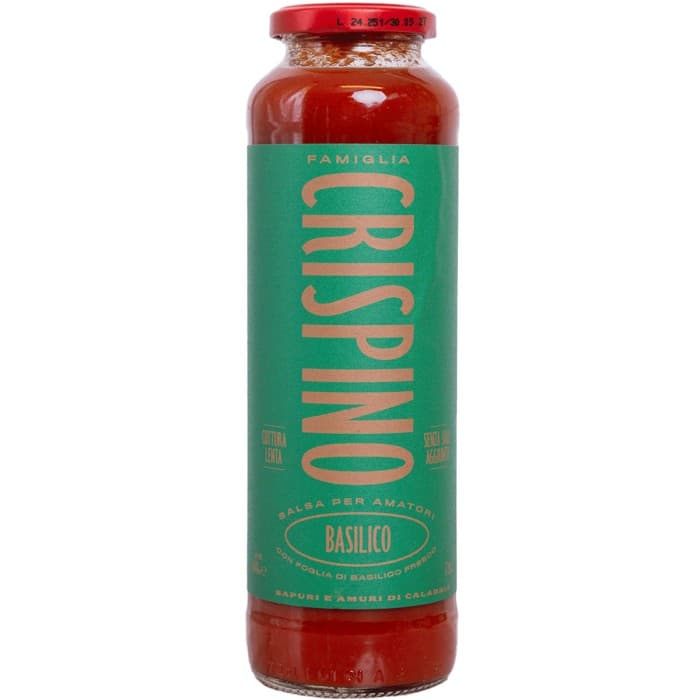 Famiglia Crispino Basilico Pastasås 680g från Famiglia Crispino – köp hos Delitea