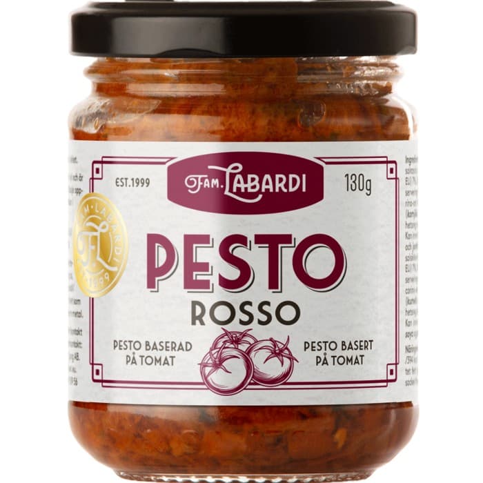 Familjen Labardi Pesto Rosso 130g från Familjen Labardi – köp hos Delitea