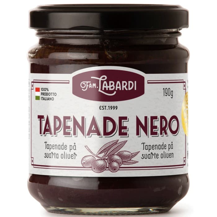Familjen Labardi Tapenade Nero 190g – från Familjen Labardi – 39 kr – hos Delitea