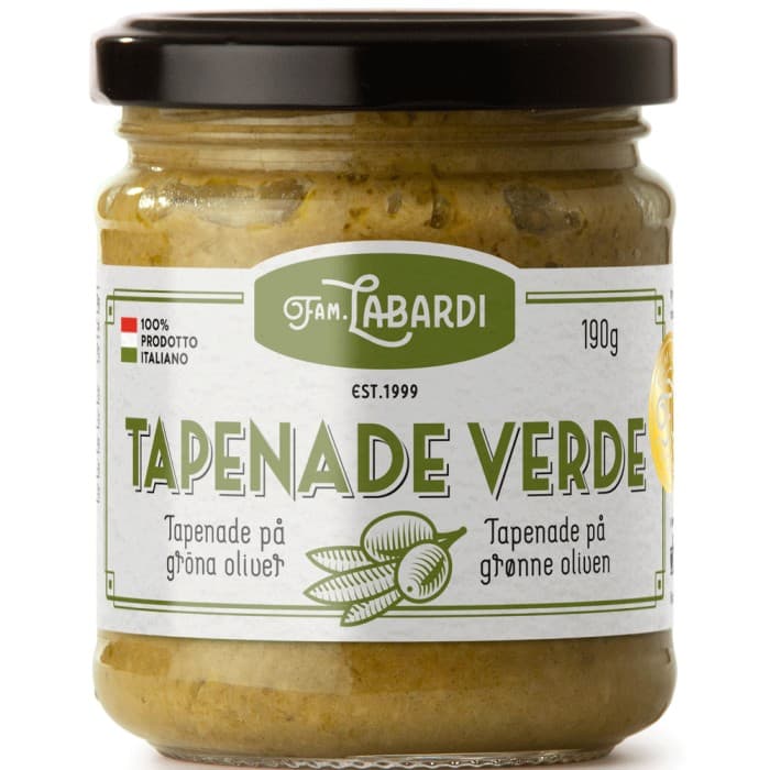 Familjen Labardi Tapenade Verde 190g – från Familjen Labardi – 39 kr – hos Delitea