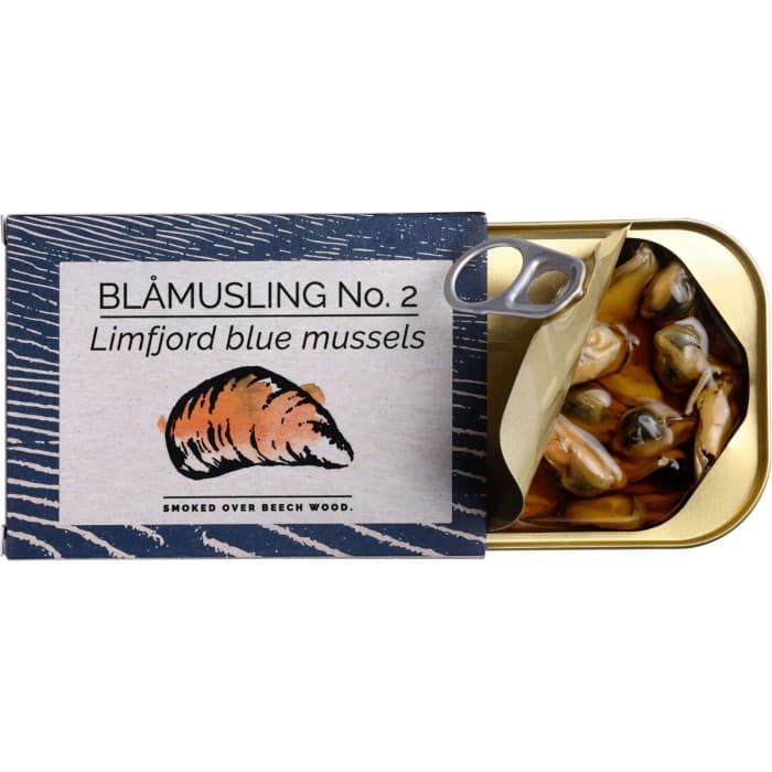 Fangst Rökta Blåmusslor 100g – från Fangst – 65 kr – hos Delitea