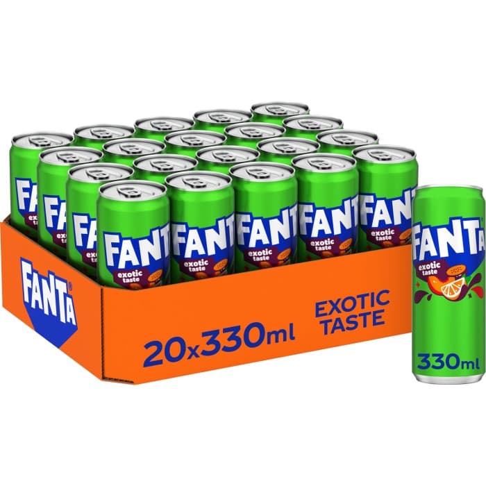 Fanta Exotic Burk 20x33cl – från Fanta – 207 kr – hos Delitea