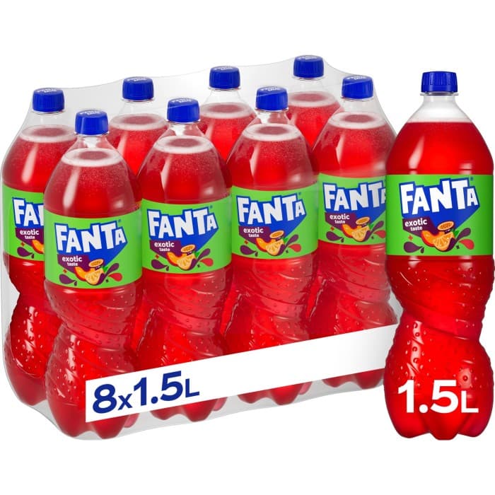 Fanta Exotic PET 8x1,5L – från Fanta – 179 kr – hos Delitea