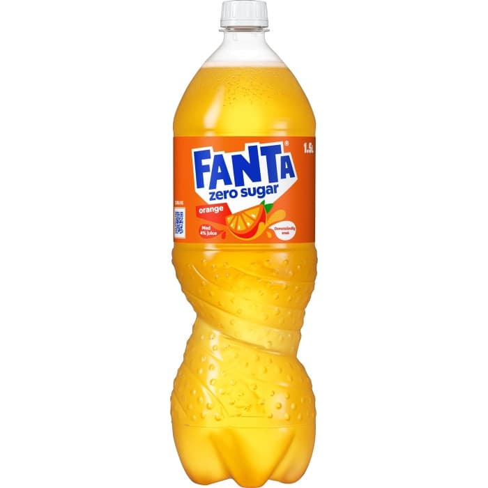 Fanta Orange Zero Sugar 1.5L – från Fanta – 25 kr – hos Delitea