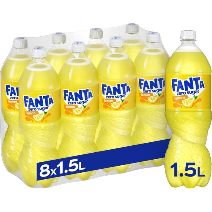Fanta Zero Lemon PET 8x1,5L – från Fanta – 189 kr – hos Delitea