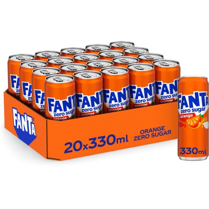 Fanta Zero Orange 20x33cl – från Fanta – 219 kr – hos Delitea