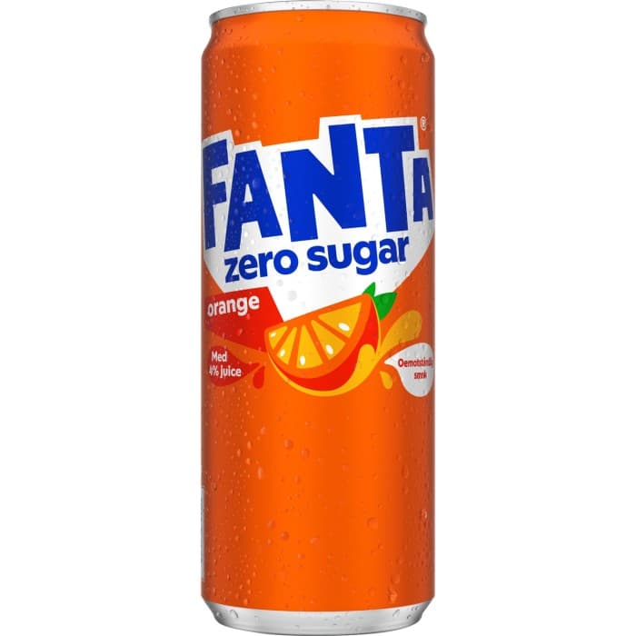 Fanta Zero Orange 33cl – från Fanta – 12 kr – hos Delitea