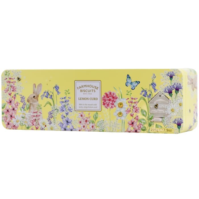 Farmhouse Biscuits Lemon Curd Kakor i Plåtask 225g