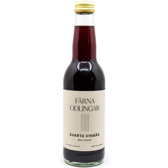 Färna Odlingar Svarta Vinbär Stilla Dryck 33cl