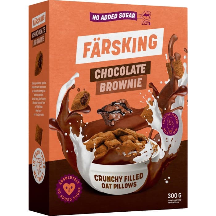 Färsking Chocolate Brownie Flingor 300g