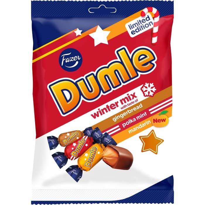 Fazer Dumle Winter Mix 180g från Fazer – köp hos Delitea