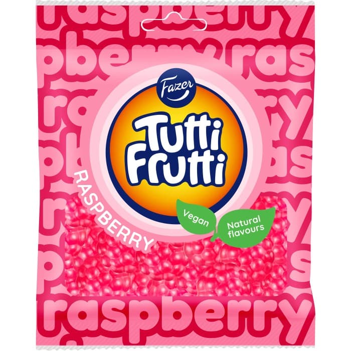 Fazer Raspberry Tutti Frutti 90g