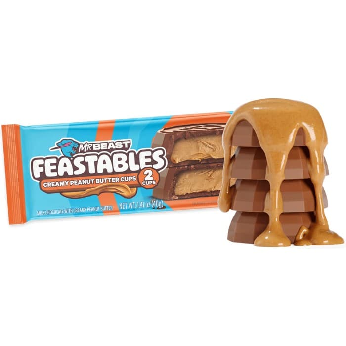 Feastables Mr Beast Creamy Peanut Butter Cups 40g – från Feastables – 33 kr – hos Delitea