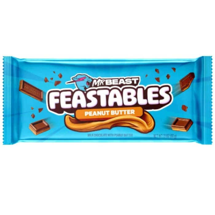Feastables MrBeast Bar Peanut Butter 60g från Feastables – köp hos Delitea