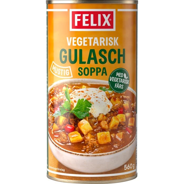 Felix Gulaschsoppa Vegetarisk 560g från Felix – köp hos Delitea