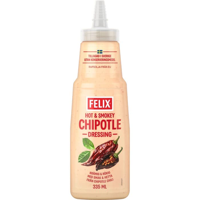 Felix Hot Smokey Chipotledressing 335ml – från Felix – 33 kr – hos Delitea