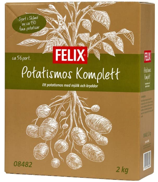Felix Potatismos Komplett 2kg 56 portioner från Felix – köp hos Delitea