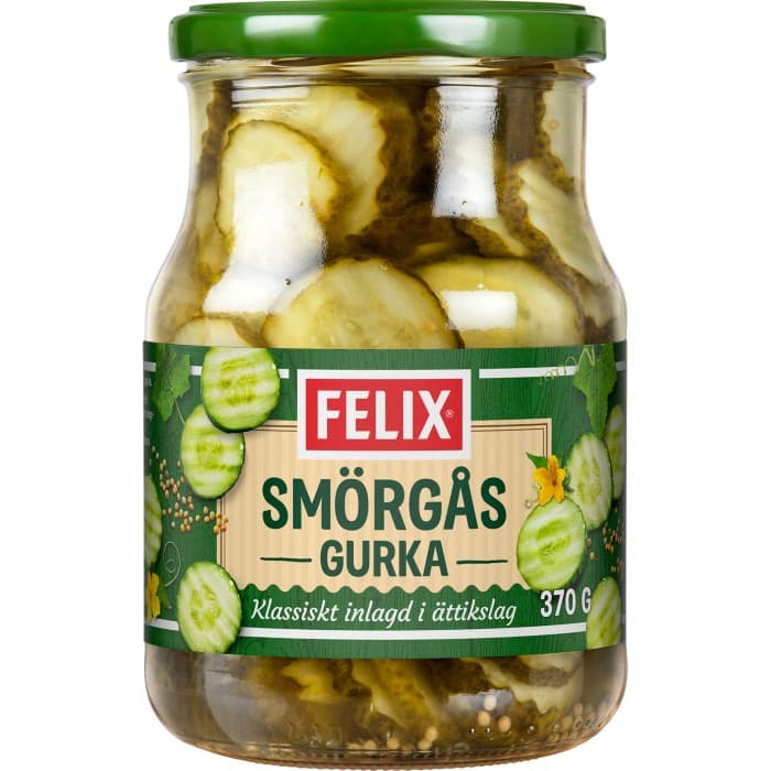 Felix Smörgåsgurka Skivad 370g