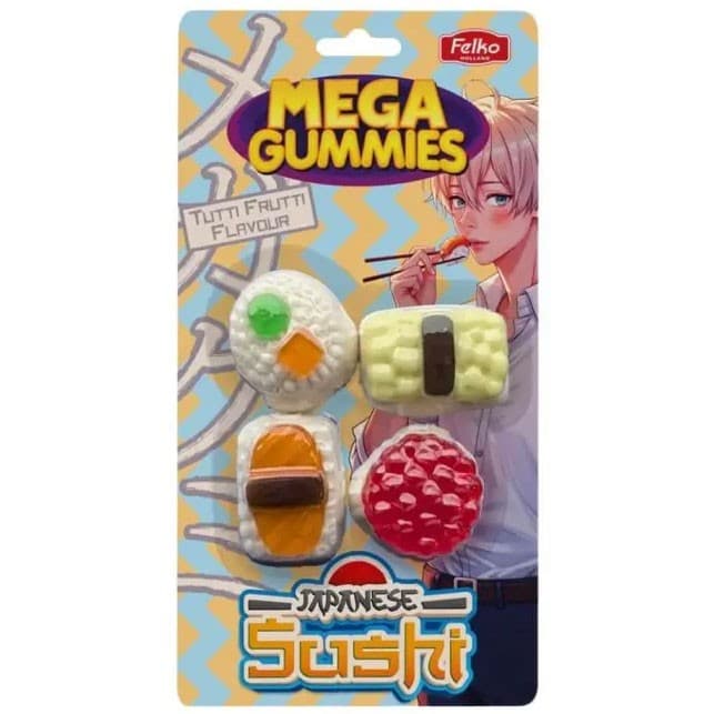 Felko Mega Gummies Japanese Sushi 120g