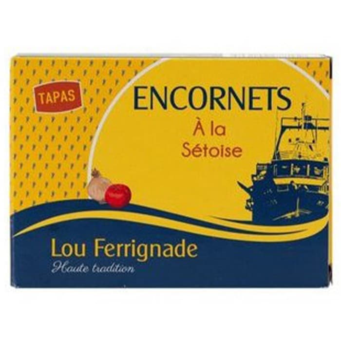 Ferrigno Bläckfisk Encornets i Sås 100g