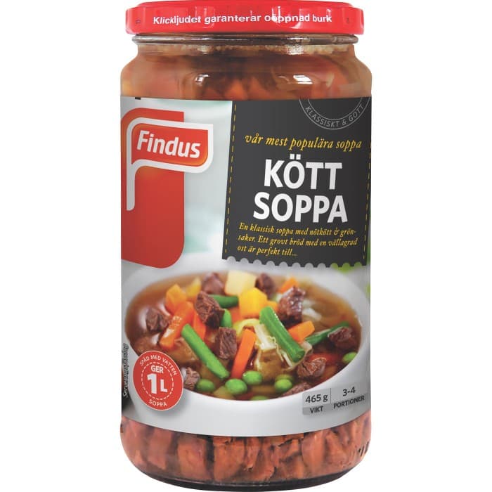 Findus Köttsoppa 465g / 1L från Findus – köp hos Delitea