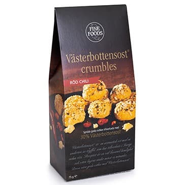 Fine Foods Västerbottenost Crumbles Chili 75g från Fine Foods – köp hos Delitea