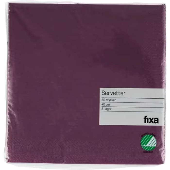 Fixa Servetter Lila 40x40cm 50-pack