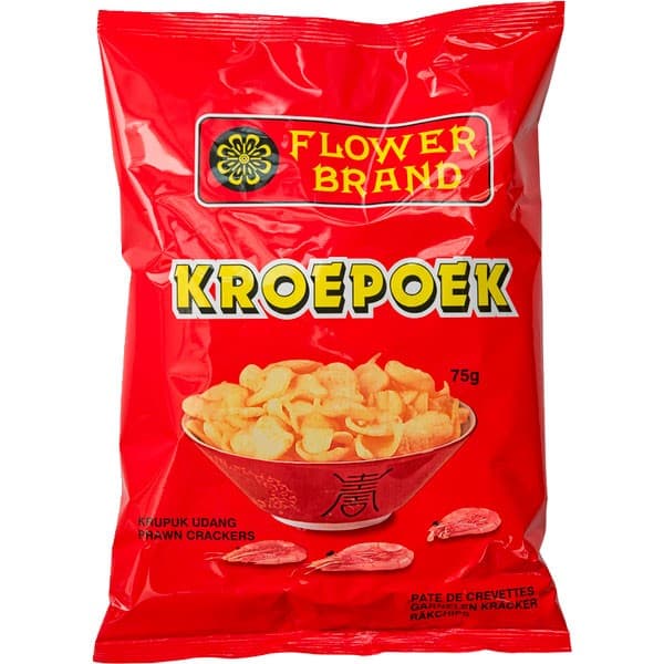 Flower Brand Kroepoek Friterade Räkchips 75g