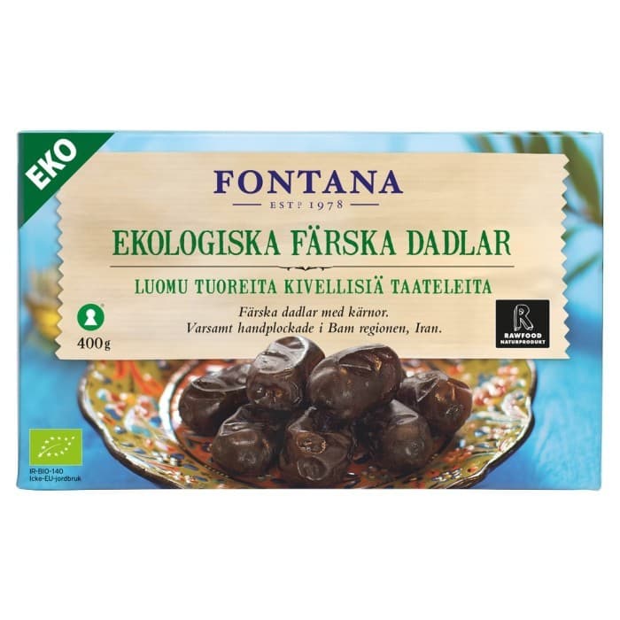 Fontana Färska Ekologiska Dadlar 400g
