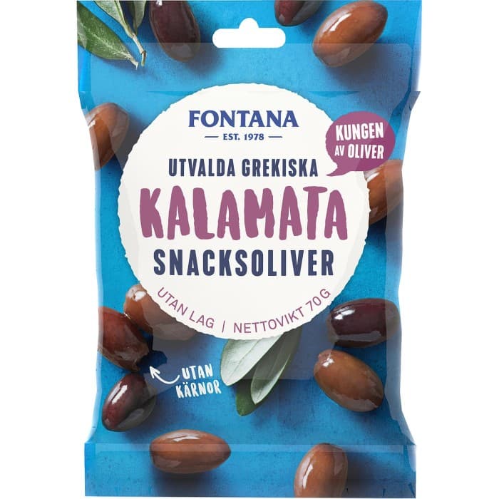 Fontana Kalamata Snacksoliver 70g
