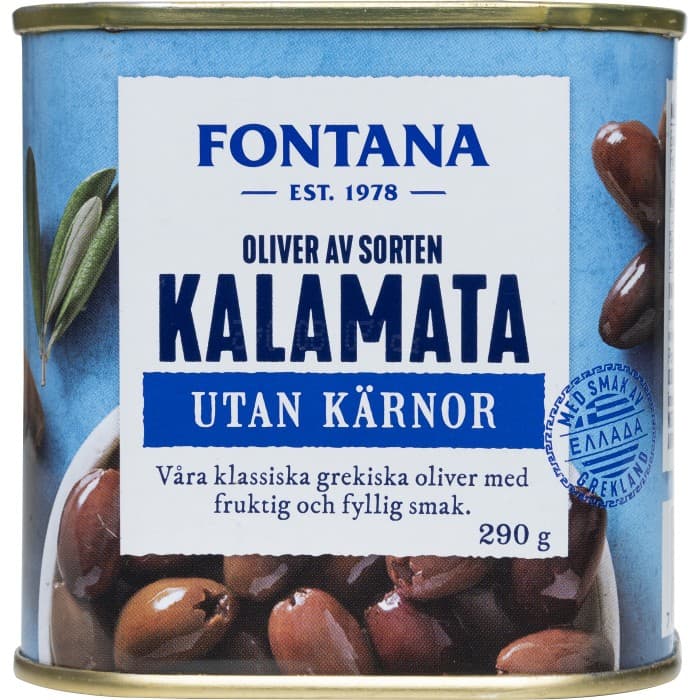 Fontana Oliver Kalamata utan Kärnor 290g
